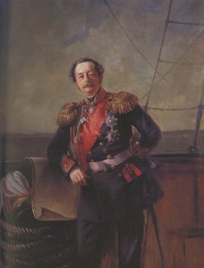 Porträtt av greve Nikolay Nikolayevich Muravyov-Amursky 1809-1881, 1863