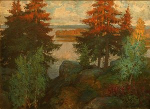Höstlandskap, 1920