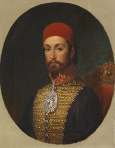 Porträtt av Sultan Abdülmecid I, ca. 1846 av Konstantin Johann Franz Cretius