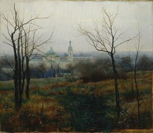 Hösten är över, 1887 av Konstantin Konstantinovich Pervukhin
