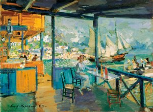 Pier i Gurzuf, 1914.