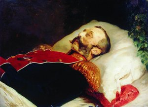 Konstantin Makovskij Alexander II på scenen 1881