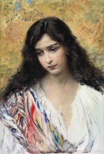 Rysk skönhet av Konstantin Makovsky