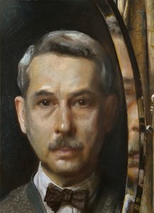 Självporträtt i en spegel, 1928