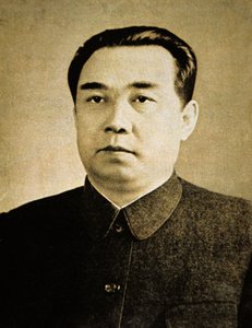 Kim Il Sung (s/v fotografi) av Korean Photographer