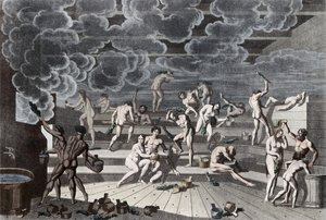 Ett ryskt badhus, 1811
