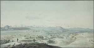 Utsikt över Konstantinogorsk fästning från berget Mashuk, 1805