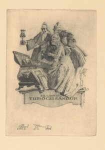 Ex libris är Sándor Turóczi Ex libris Sándor Turóczi (titel på objekt)