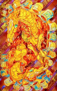 Guldmosaikhästar
