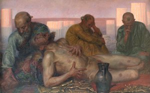 Job och hans vänner av Kristian Zahrtmann