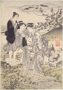 Hagi Tamagawa av Kubo Shunman