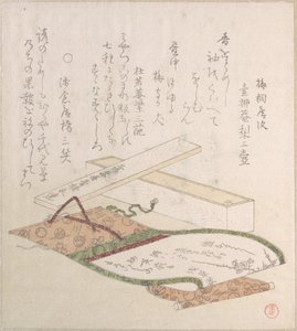 Kakemono och dess ask av Kubo Shunman