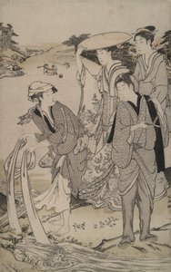 Tamagawa i provinsen Musashi ur De sex juvelfloderna av Kubo Shunman