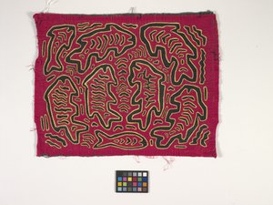 Skjortapanel (Mola) (foto) av Kuna Indian Culture