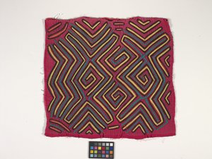 Skjortapanel (Mola) (foto) av Kuna Indian Culture