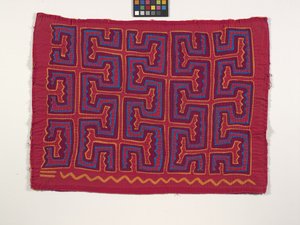 Skjortapanel (Mola) (foto) av Kuna Indian Culture