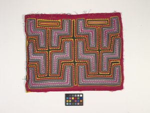 Skjortapanel (Mola) (foto) av Kuna Indian Culture
