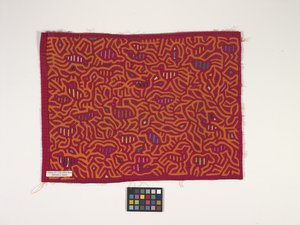 Skjortapanel (Mola) (foto) av Kuna Indian Culture