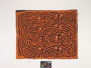 Skjortapanel (Mola) (foto) av Kuna Indian Culture