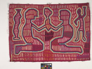 Skjortapanel (Mola) (foto) av Kuna Indian Culture