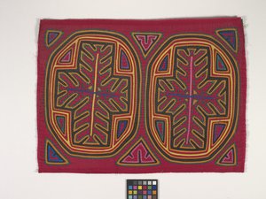 Skjortapanel (Mola) (foto) av Kuna Indian Culture