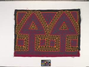 Skjortapanel (Mola) (foto) av Kuna Indian Culture