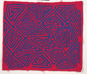 Skjortpanel (mola), ca 1950 (applicerad bomull) av Kuna Indian Culture