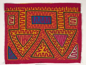 Skjortpanel (mola), ca 1950 (applicerad bomull)