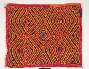 Skjortpanel (mola), ca 1950 (applicerad bomull)