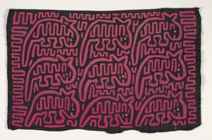 Skjorta panel (mola) (applicerad bomull) av Kuna Indian Culture