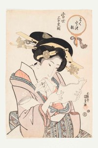The In-demand Type, från serien Tosei sanjuni so De moderna trettiotvå typerna, 1821-1822.