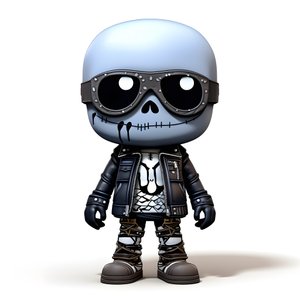 Chibi litet skelett 4