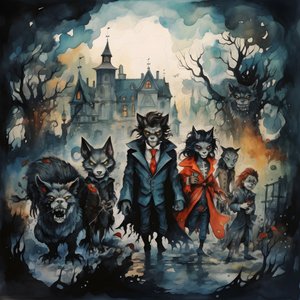 Halloween med vampyrer och varulvar 3