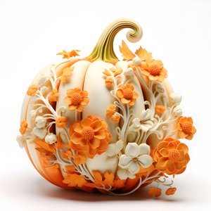 Pumpa från vilken blommor växer 3