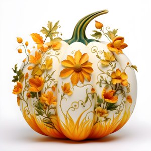 Pumpa från vilken blommor växer 4