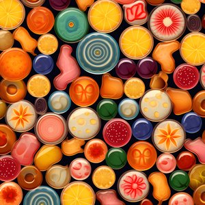 Mönster av Jelly Candies 2
