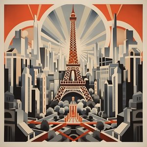 Reklamaffisch, Paris, Frankrike 2
