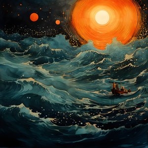 Två båtar gled ljudlöst genom det bläcksvarta vattnet mot den virvlande Charybdis, fullmånen var det enda ljuset i Nordsjöns tomma värld. 3