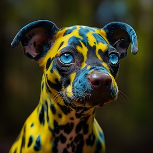 en enda utomjording, delvis pilgiftsgroda + delvis hund 1