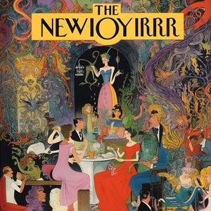 färgglada new yorker cover vintage tecknad gag 3