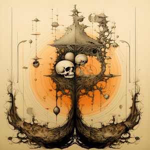 leonardo davinci koncept skiss albumkonstverk roten av ett träd som växer ur jorden och stiger upp i himlen som jack and the beanstalk 2