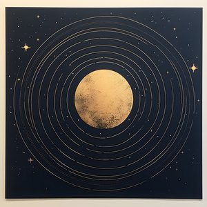 minimalistisk astronomi 4 av Kurt Heppke