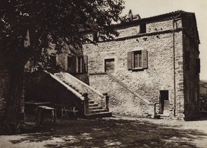 Italien: Predappio, hertugens födelseplats (s/v foto) av Kurt Hielscher