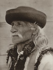 Rumänien: Arbora, gammal bonde (s/v foto)