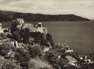 Jugoslavien: Castelnuovo vid Cattarobukten (s/v foto) av Kurt Hielscher