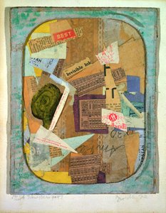 Invisible Ink, 1947 av Kurt Schwitters