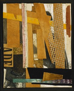 Merz Bild; Merzbild, 1945 av Kurt Schwitters