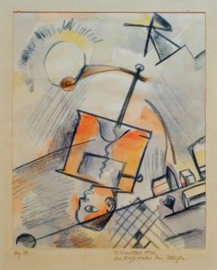 Untitled (Huvudet under kvarnen) av Kurt Schwitters
