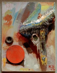 Namnlös (Flight) av Kurt Schwitters