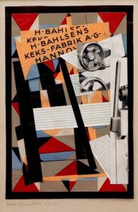 Utan titel (H.Bahlsens kexfabrik A.G.) av Kurt Schwitters